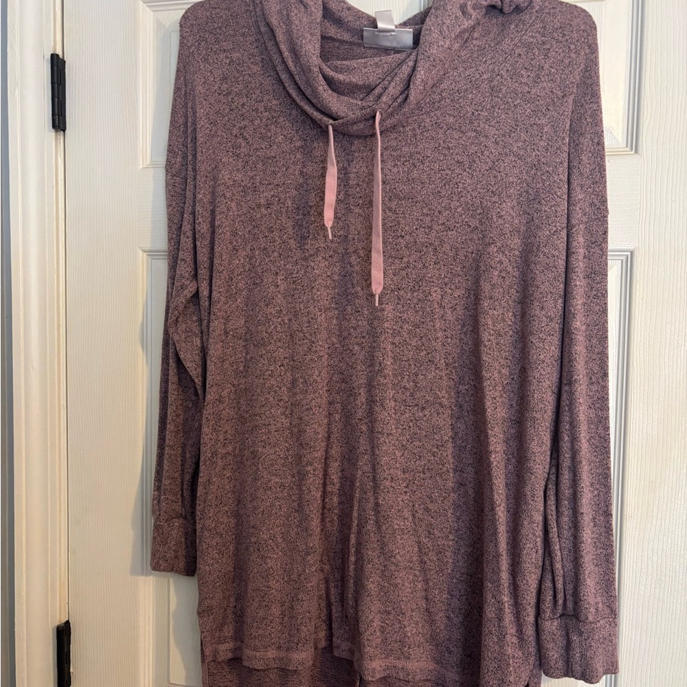 Motherhood Maternity Pink Cowl Neck Sweater